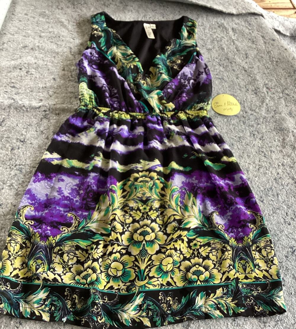Emma & Michele | Size 8 | NWT Sleeveless Faux Wrap Dress